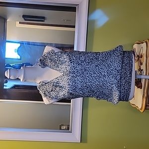 Blue Sleeveless Shirt Size M